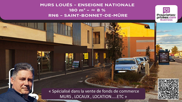 Vente de murs de boutique - Rhône (69)-photo-2