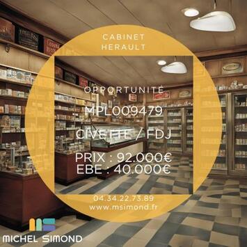 Vente - Tabac - Cadeaux souvenirs - Cigarettes électroniques - Librairie - Loto - Presse - Hérault (34)