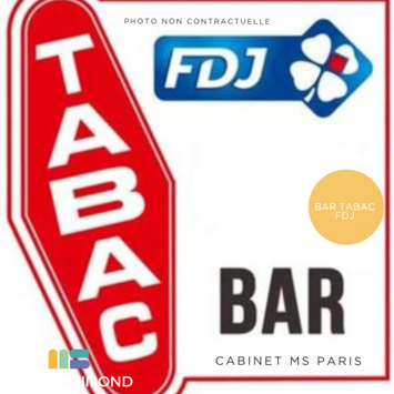 Vente - Bar - Tabac - FDJ - Librairie - Loto - PMU - Presse - Paris (75)