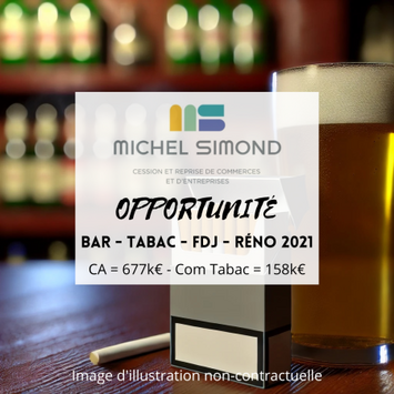 Vente - Bar - Brasserie - Tabac - Cigarettes électroniques - FDJ - Loto - PMU - Morbihan (56)