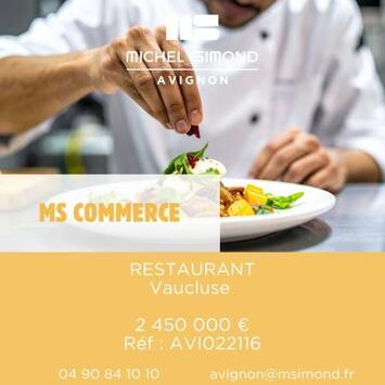 Vente - Bar - Brasserie - Hôtel - Restaurant - Café - Licence IV - Vaucluse (84)