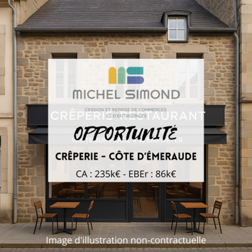 Vente - Hôtel - Restaurant - Café - Crêperie - Vente à emporter - Côtes-d'Armor (22)