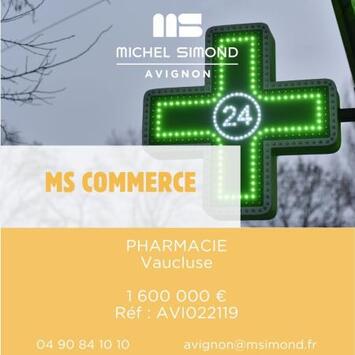 Vente - Pharmacie - Vaucluse (84)