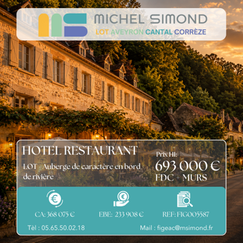 Vente - Bar - Brasserie - Hôtel - Restaurant - Lot (46)