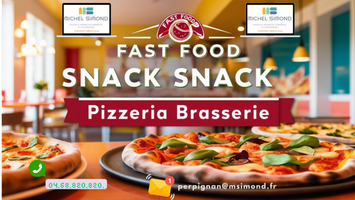 Vente - Brasserie - Restaurant rapide - Pizzeria - Snack - Pyrénées-Orientales (66)