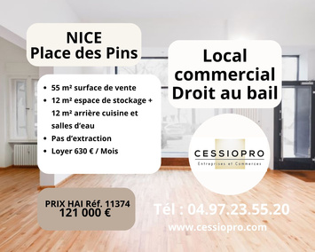 Location Local Commercial - Nice (06300)