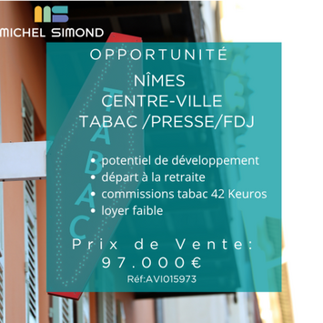 Vente - Tabac - Librairie - Loto - Presse - Gard (30)