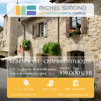 Vente - Restaurant - Chocolaterie Chocolatier - Lot (46)