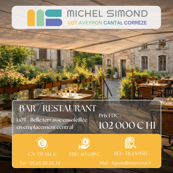 Vente - Bar - Restaurant - Licence IV - Lot (46)