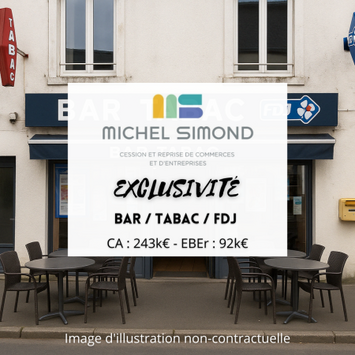 Vente - Bar - Tabac - FDJ - Librairie - Licence IV - Loto - Presse - Finistère (29)
