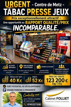 Vente - Tabac - FDJ - Presse - Moselle (57)-photo-4