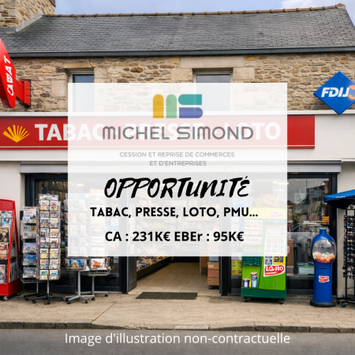 Vente - Tabac - Librairie - Loto - PMU - Presse - Finistère (29)