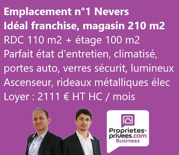 Location Local Commercial - Nièvre (58)
