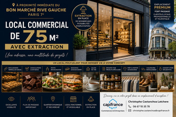 Vente - Boulangerie - Pâtisserie - Paris 6ème (75006)