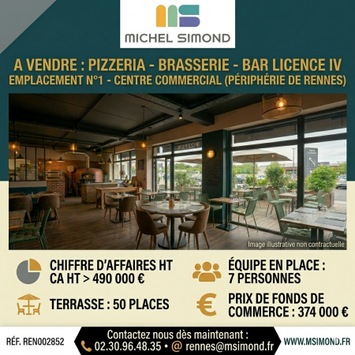 Vente - Bar - Brasserie - Restaurant - Pizzeria - Ille-et-Vilaine (35)-photo-1