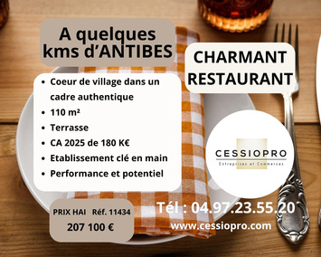 Vente - Restaurant - Antibes (06600)