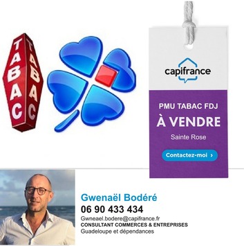 Vente - Bar - Brasserie - Tabac - Guadeloupe (971)