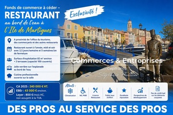 Vente - Restaurant - Martigues (13500)