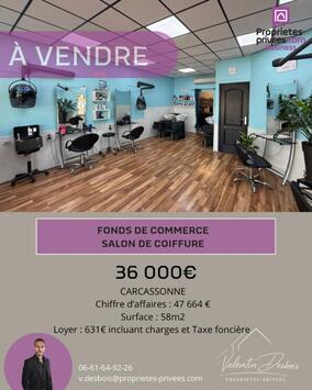 Vente - Salon de coiffure - Aude (11)-photo-1