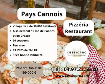 Vente - Restaurant - Pizzeria - La Roquette-sur-Siagne (06550)