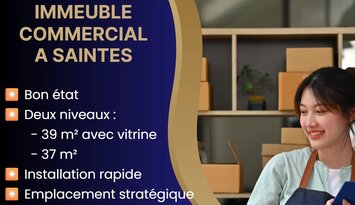 Vente de murs de boutique - Saintes (17100)