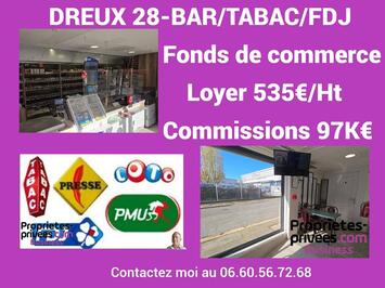 Vente - Bar - Tabac - FDJ - Eure-et-Loir (28)