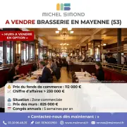 Vente - Brasserie - Restaurant - Mayenne (53)