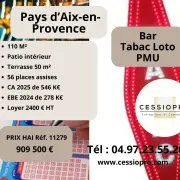 Vente - Bar - Tabac - Loto - PMU - Aix-en-Provence (13090)