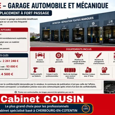 Vente - Alimentation - Centre automobile - Garage - Mécanique - Appeville (50500)-photo-1