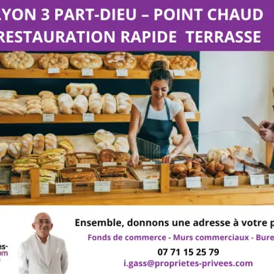 Vente - Restaurant rapide - Point chaud - Rhône (69)-photo-2