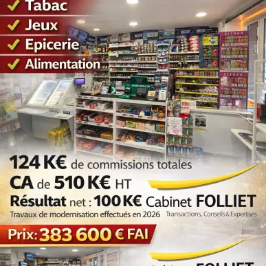 Vente - Tabac - Alimentation - Epicerie - Bas-Rhin (67)-photo-1