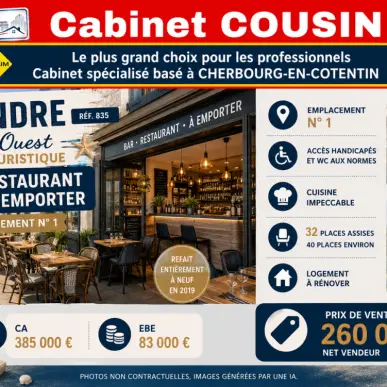 Vente - Bar - Restaurant - Alimentation - Traiteur - Barneville-Carteret (50270)-photo-1