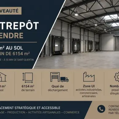 Vente Entrepôt / Local d'activités - Aisne (02)-photo-2