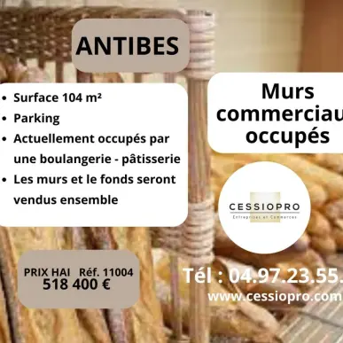 Vente - Boulangerie - Pâtisserie - Antibes (06600)-photo-2