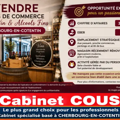 Vente - Alimentation - Cave à vins - Vins et spiritueux - Cherbourg-Octeville (50100)-photo-1