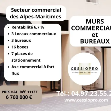 Vente de murs de boutique - Nice (06000)-photo-1
