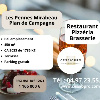 Vente - Brasserie - Restaurant - Pizzeria - Les Pennes-Mirabeau (13170)-photo-1