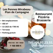 Vente - Brasserie - Restaurant - Pizzeria - Les Pennes-Mirabeau (13170)