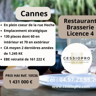Vente - Brasserie - Restaurant - Cannes (06400)-photo-1