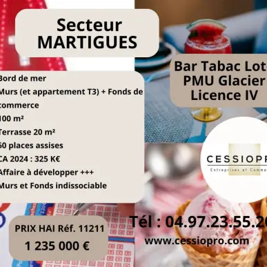 Vente - Bar - Tabac - Glacier - Loto - PMU - Martigues (13500)-photo-2