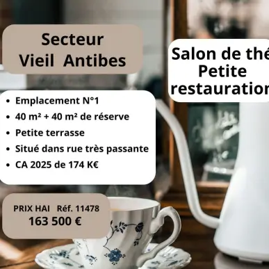 Vente - Restaurant - Restaurant rapide - Salon de thé - Antibes (06600)-photo-3