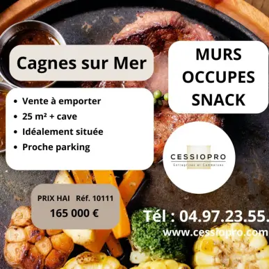 Vente - Snack - Cagnes-sur-Mer (06800)-photo-2