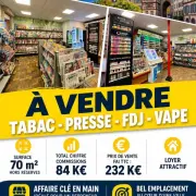Vente - Tabac - Papeterie - Presse - Bas-Rhin (67)
