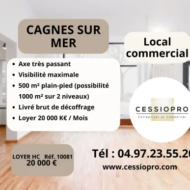 Location Local Commercial - Cagnes-sur-Mer (06800)-photo-1