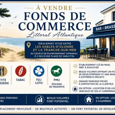 Vente - Bar - Brasserie - Les Sables-d'Olonne (85100)-photo-7