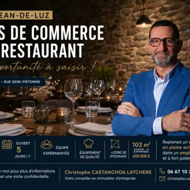 Vente - Bar - Restaurant - Licence IV - Ciboure (64500)-photo-1