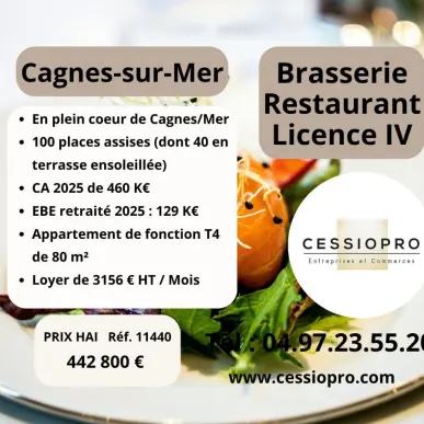 Vente - Brasserie - Restaurant - Cagnes-sur-Mer (06800)-photo-2