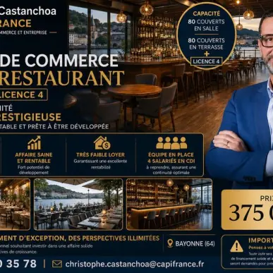 Vente - Bar - Restaurant - Bayonne (64100)-photo-2
