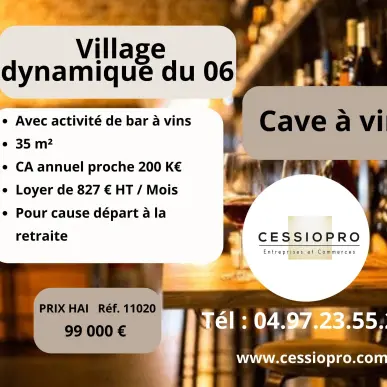 Vente - Bar - Cave à vins - Vins et spiritueux - Grasse (06130)-photo-1