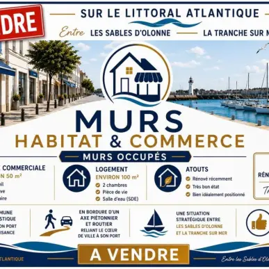 Vente de murs de boutique - Les Sables-d'Olonne (85100)-photo-5